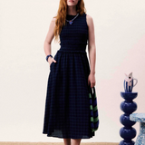 FRNCH Saquarema Dress - Bleu Marine