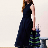 FRNCH Saquarema Dress - Bleu Marine