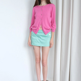 Geel Olivia Cardigan - Magenta