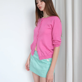 Geel Olivia Cardigan - Magenta