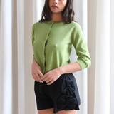 Geel Olivia Cardigan - Moss