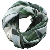 Good & Co Oversized Square Scarf - Emerald Canopy
