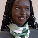Good & Co Silk Neckerchief - Emerald Canopy