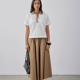 Gregory Alma Top - Parchment/Biscuit