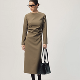 Gregory Bruno Dress - Dusty Olive