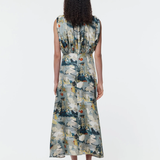 Gregory Jasmin Silk Dress - Forest Print