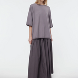 Gregory Marlon Knit Tee SS26 - Ash Lavender