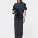 Gregory Randi Dress SS26 - Muted Plum