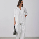 Gregory Short Sleeve Rae Shirt - Plaster White