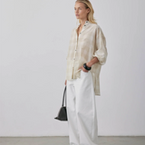 Gregory Tadao Blouse - Hay Check