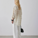 Gregory Tadao Blouse - Hay Check