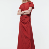Gregory Terra Dress Plain SS26 - Spring Red