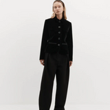 Harris Tapper Bardot Blazer - Black Velvet