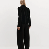 Harris Tapper Bardot Blazer - Black Velvet
