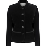 Harris Tapper Bardot Blazer - Black Velvet