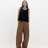 Harris Tapper Knot Top - Black Velvet