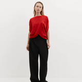 Harris Tapper Leaf Top - Red