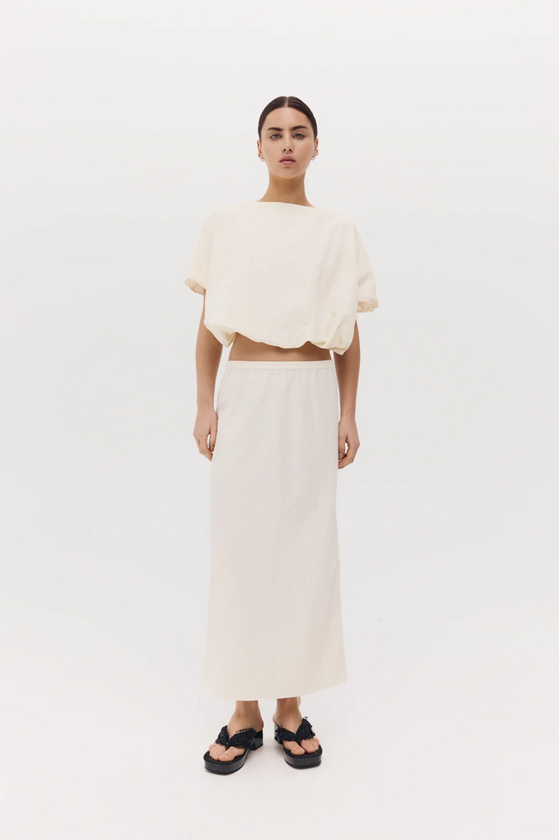 Harris Tapper Bader Top - Ivory Silk