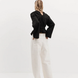 Harris Tapper Long Sleeve Chaimberlain Top - Black