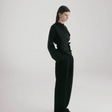Harris Tapper Long Sleeve Chaimberlain Top - Black