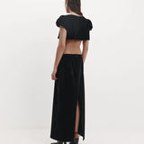 Harris Tapper Tilda Skirt - Black Velvet