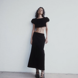 Harris Tapper Tilda Skirt - Black Velvet