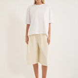 Jac + Jack Block Tee - White