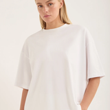 Jac + Jack Block Tee - White