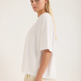 Jac + Jack Block Tee - White