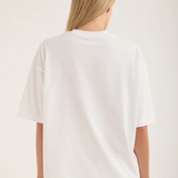 Jac + Jack Block Tee - White