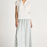 Jac + Jack Finely Polo - White