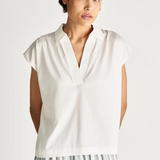 Jac + Jack Finely Polo - White