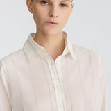 Jac + Jack Yeats Shirt - Wide White Stripe