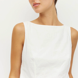 Juliette Hogan Bernie Top - White