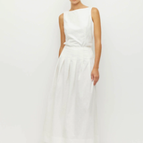 Juliette Hogan Bernie Top - White