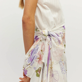 Juliette Hogan Border Sarong - Blanc