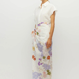 Juliette Hogan Border Sarong - Blanc