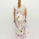 Juliette Hogan Border Sarong - Blanc