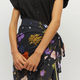 Juliette Hogan Border Sarong - Noir