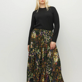 Juliette Hogan Evelyn Pleat Skirt - Firefly Floral