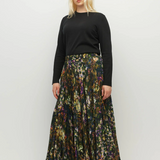 Juliette Hogan Evelyn Pleat Skirt - Firefly Floral