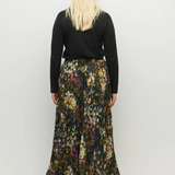 Juliette Hogan Evelyn Pleat Skirt - Firefly Floral