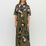 Juliette Hogan Isle Shirt Dress - Forest Bloom