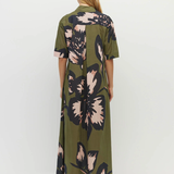 Juliette Hogan Isle Shirt Dress - Forest Bloom