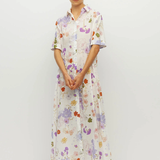Juliette Hogan Isle Shirtdress - Blanc