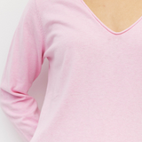 Juliette Hogan JHL V-Neck L/S T - Candy Marle