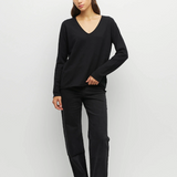 Juliette Hogan JHL V-Neck L/S T - Black