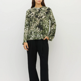 Juliette Hogan L/S Fancy T - Seagrass