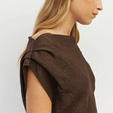 Juliette Hogan Monaco Top - Chocolate Crush