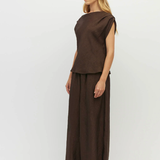 Juliette Hogan Monaco Top - Chocolate Crush